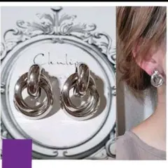 1029-S＊メタルシルバー クロス リング