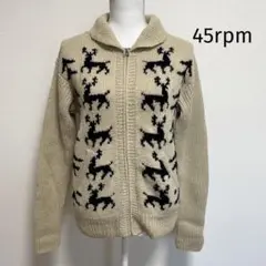 45rpm★カウチン ニット