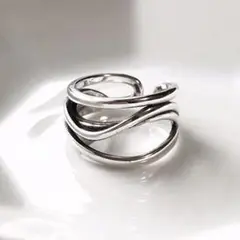 spiral open ring シルバーリング