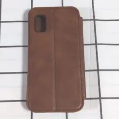 AQUOS Wish / Wish2 ケース 手帳型 カード収納 ブラウン