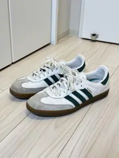 adidas Samba スニーカー ホワイト/グリーン