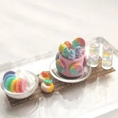⑩カラフルクリームオレオケーキセット　リピーター様限定お土産付