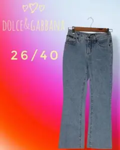 【美品】DOLCEu0026GABBANA レディースデニムパンツ イタリア製