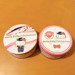 【限定品】ハローキティ Hellokitty新幹線 お菓子缶 空き缶 サンリオ