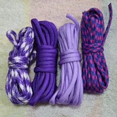 パラコード 4mm×3m 紫系