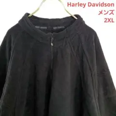 ハーレーダビッドソン フリースハーフジップ 2XL ブラック