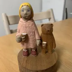 江籠正樹さん　女の子とクマ　パン