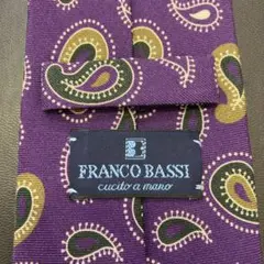 ネクタイ FRANCO BASSI ペイズリー