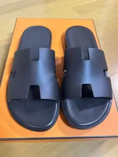 エルメス　イズミール　ブラック40 ランク N 新品 HERMÈS エルメス サンダル イズミール ブラック