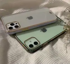 iPhone11Pro　ケース 背面クリア iPhoneケース SNSで話題中