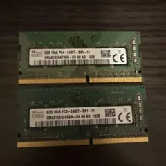 8GB DDR4メモリー 2400MHz 2枚組