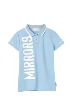 ミラーナイン　mirror9 Big logo polo shirts Lサイズ