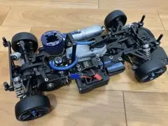 京商V-one エンジンカーシャーシ、パーツ取り用シャーシセット Yahoo!オークション - 京商 1/10 ラジコン 12 エンジン