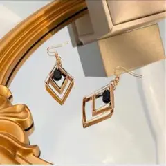 即日発送❕高級感のあるゴールドピアス 14K 結婚式