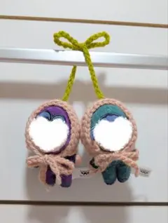 ほわぬい向けボンネット　さくらんぼ　ピンク　8cmぬい