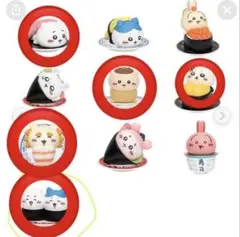 ちいかわ寿司　フィギュアコレクション　ハチワレ　くりまんじゅう　ラッコ　シーサー