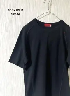 BODY WILD ボディワイルド　スポーツウェア Tシャツ 厚手　黒　サイズM