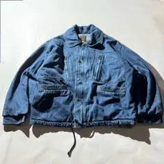 90s Euro Wrangler denim coverall jacket