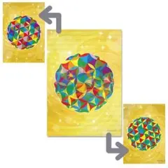 【新品】クスリエ レンチキュラー 顕在意識・潜在意識（100×148mm）