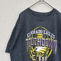 アメリカ古着　tシャツ アメフト　チーム　ロゴ　 XL相当 2378