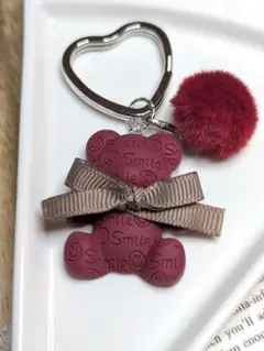 くまちゃんハートキーリング♡