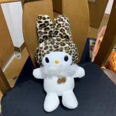 サンリオ　マイメロ　ヒョウ柄ぬいぐるみ