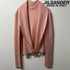 希少 美品 JIL SANDER 上質 カシミヤ ショールカーディガン 34