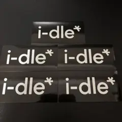 i-dle We are 封入 ステッカー 5枚セット idle