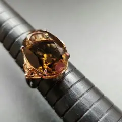 14号 スモーキークォーツビンテージリング