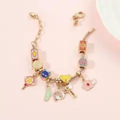 新品　カードキャプターさくら　チャーム　ブレスレット　ジュエリー　女の子　アニメ