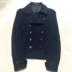 ✨美品✨セオリー ピーコート ダブル カシミア・アンゴラ混 黒