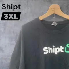 GILDAN XLサイズ 企業Tシャツ Shipt ブラック 90S好きに！