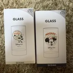 3COINS ミッキー グラス