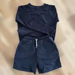 ローリーズファーム キッズ　水着　ラッシュガード　セットアップ　110-120