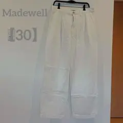 美品 ♡ ワイドパンツ【30】Madewell ホワイト 白 人気 デニム