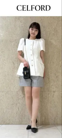 CELFORD（セルフォード）バリエーションツイードショートパンツ