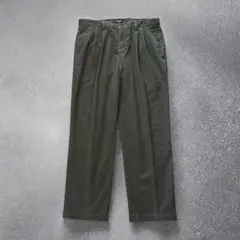DOCKERS khakis チノパン 2タック オリーブ W38 L32