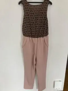 ジルスチュアート・バックリボン・オールインワン・サロペット・M
