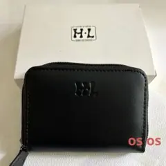 【アッシュ・エル】 H・L ファスナー小銭入れ ブラック