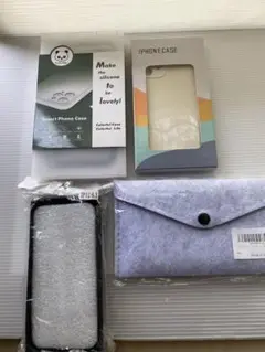 iPhone12ケース、4個セット
