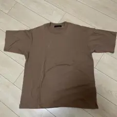ナノユニバース ブラウンTシャツとホワイトタンクトップセット