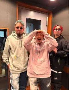leflah レフラー　ペイントパーカー　PNK