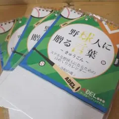 野球人に贈る言葉　日めくりカレンダー　卓上カレンダー　3セット