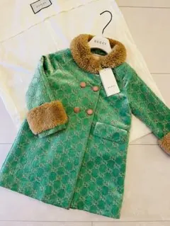 Gucci children コート ベルベット 6y