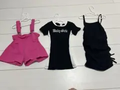 ちびギャル タイト ワンピース サロペット
