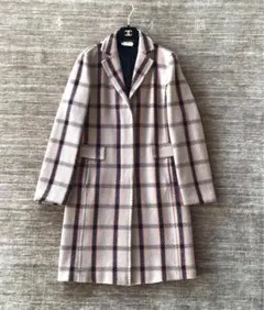 アクリス AKRIS ウールツイードコート