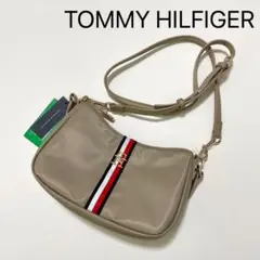 トミーヒルフィガー ショルダーバッグ ハンドバッグ 手持ち レディース ベージュ