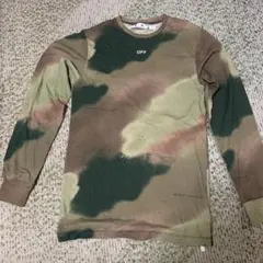 off-white CAMO STENCIL ロンT