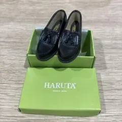 HARUTA ローファー コレクション タッセルローファー 黒 ガチャ