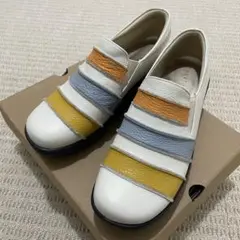 【未使用】Doruche スリーストラップ 軽量スニーカー本革